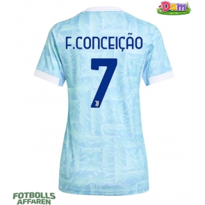 Juventus Francisco Conceicao #7 Bortatröja Kvinnor 2025-26 Kortärmad